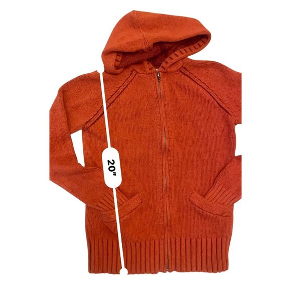 Ruffhewn ladies zipper front rust hoodie cardigan pockets Small fall - Picture 12 of 12